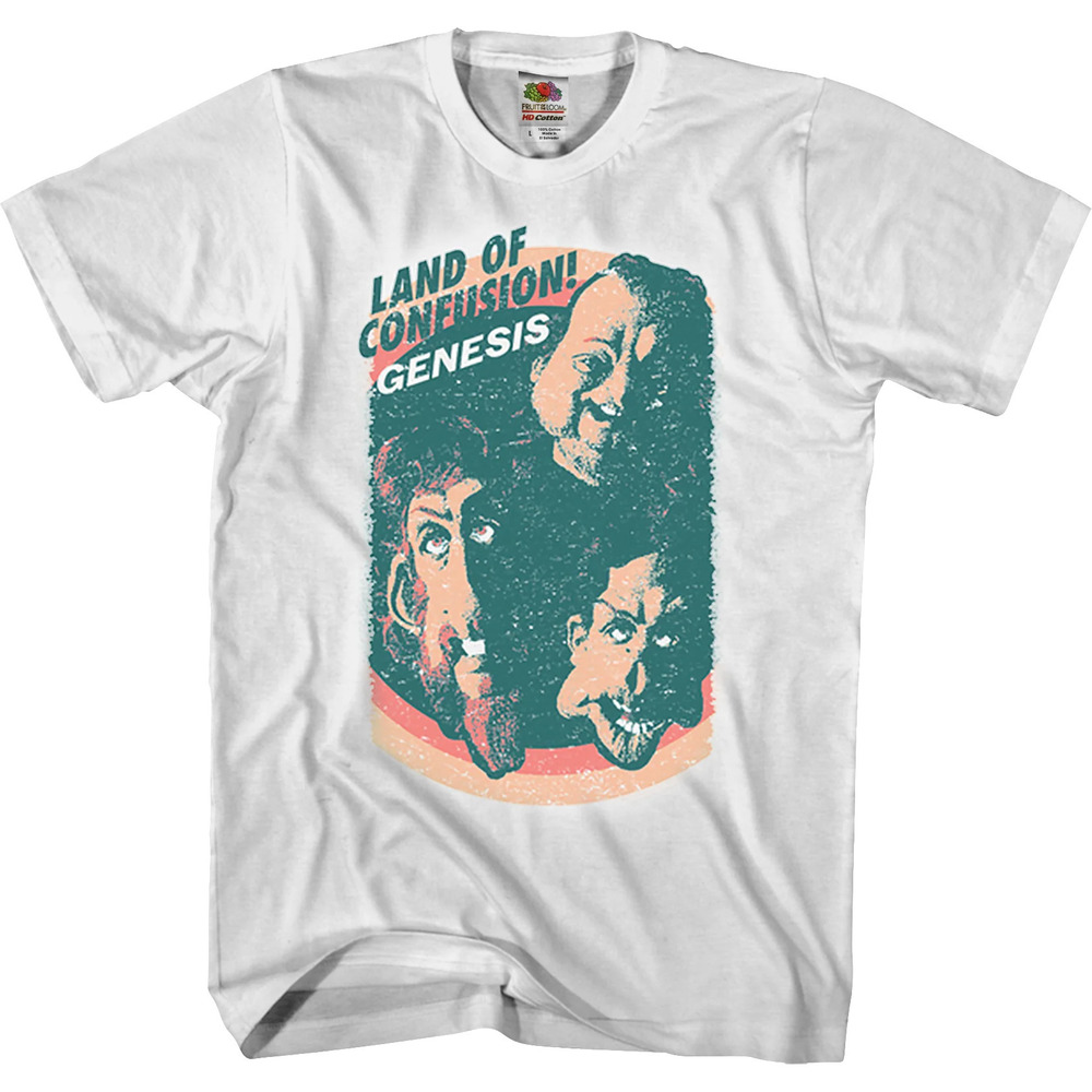 Distressed Land Of Confusion Genesis Tshirt